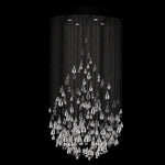 Droplets Sculpture Chandelier – Modern Glass Pendant Light for Dining Room and Living Room