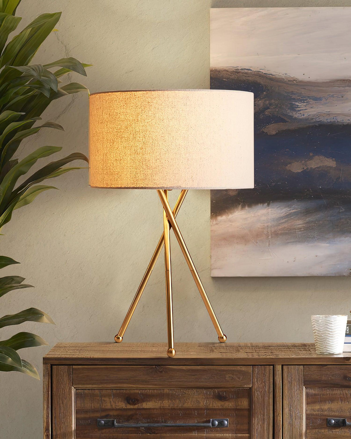 drum-shaped-table-lamp