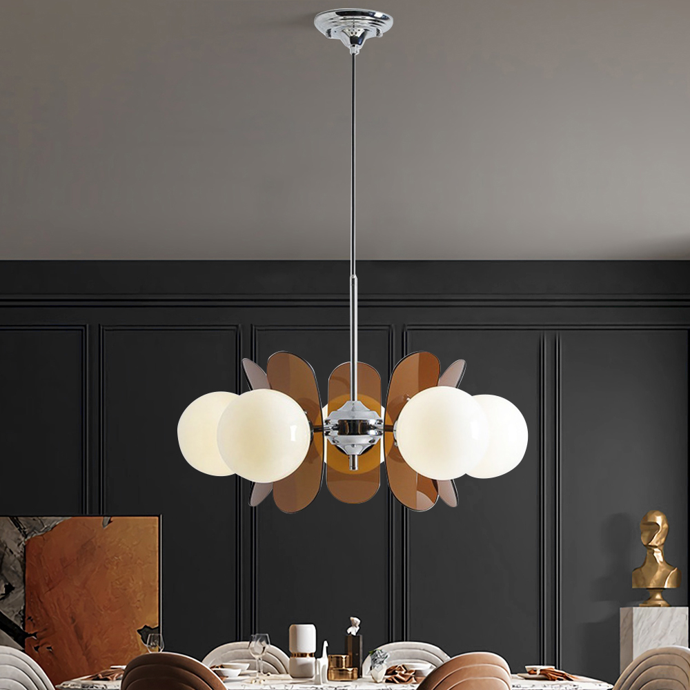 Zen Style Bauhaus Retro Restaurant Chandelier