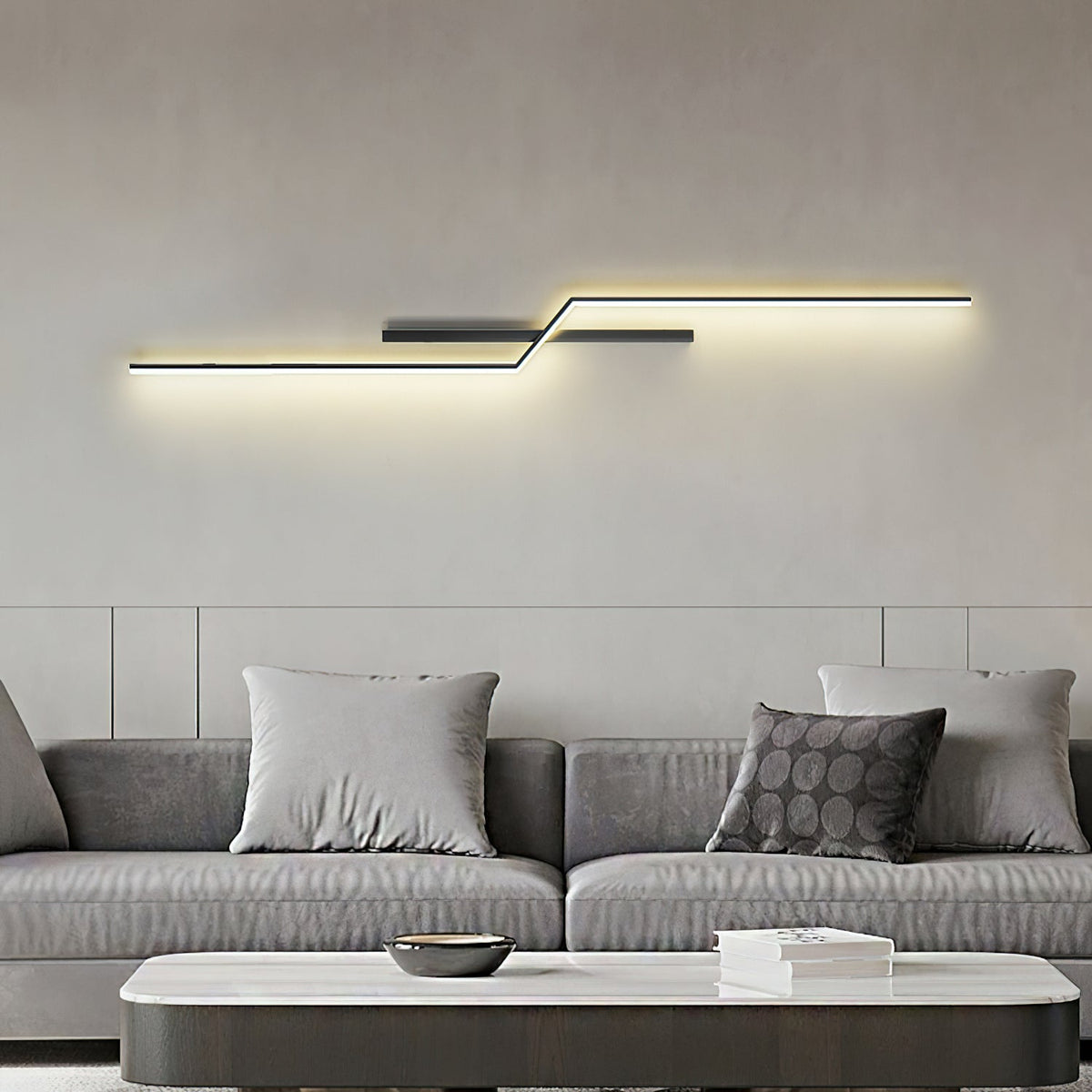 Echelon Wall Light – Modern Linear LED Sconce for Bedroom and Living Room