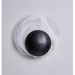 Eclipse Shell Wall Sconce in Black Travertine with LED