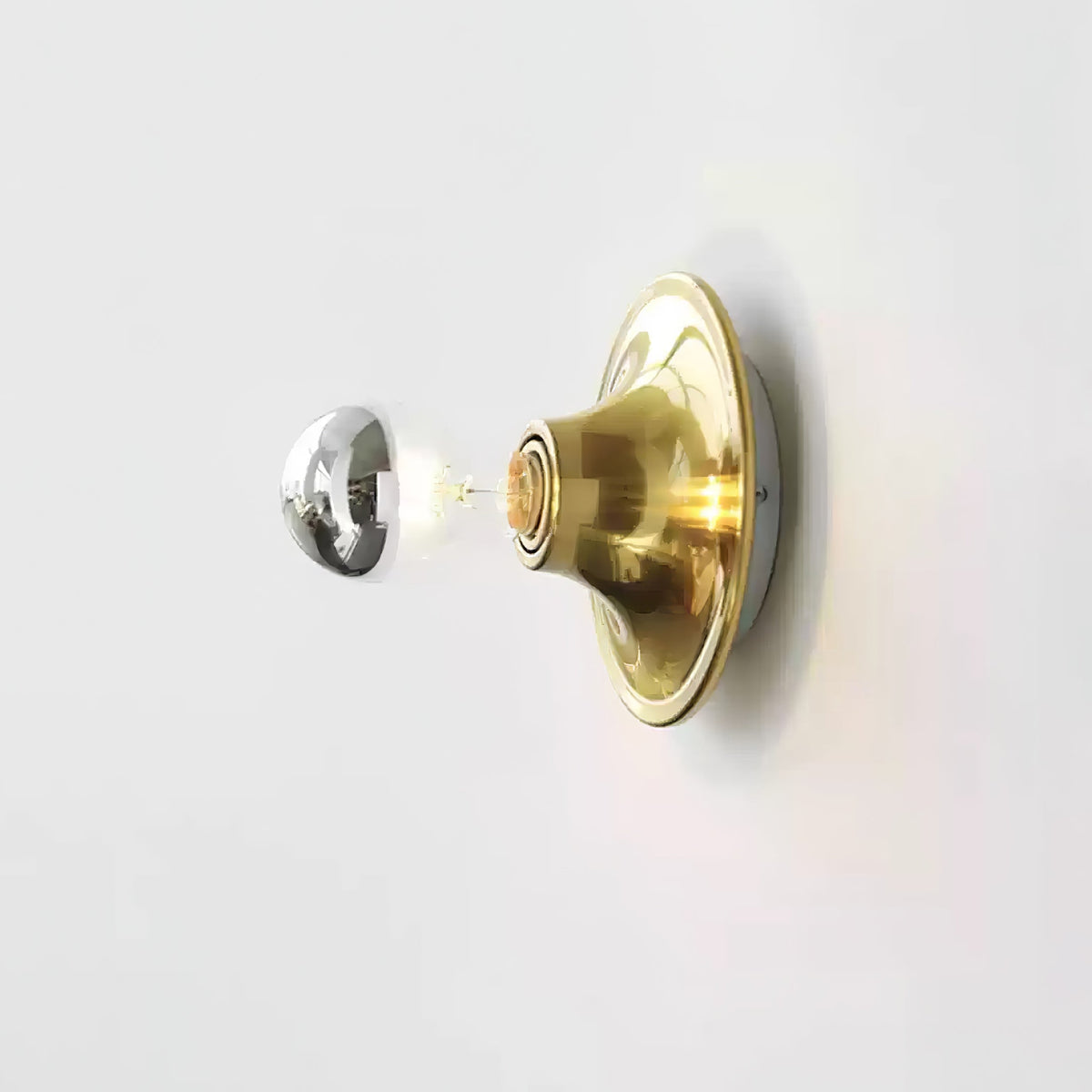 Eclipta Wall Sconce – Sculptural Metal & Glass Halo Light for Modern Interiors