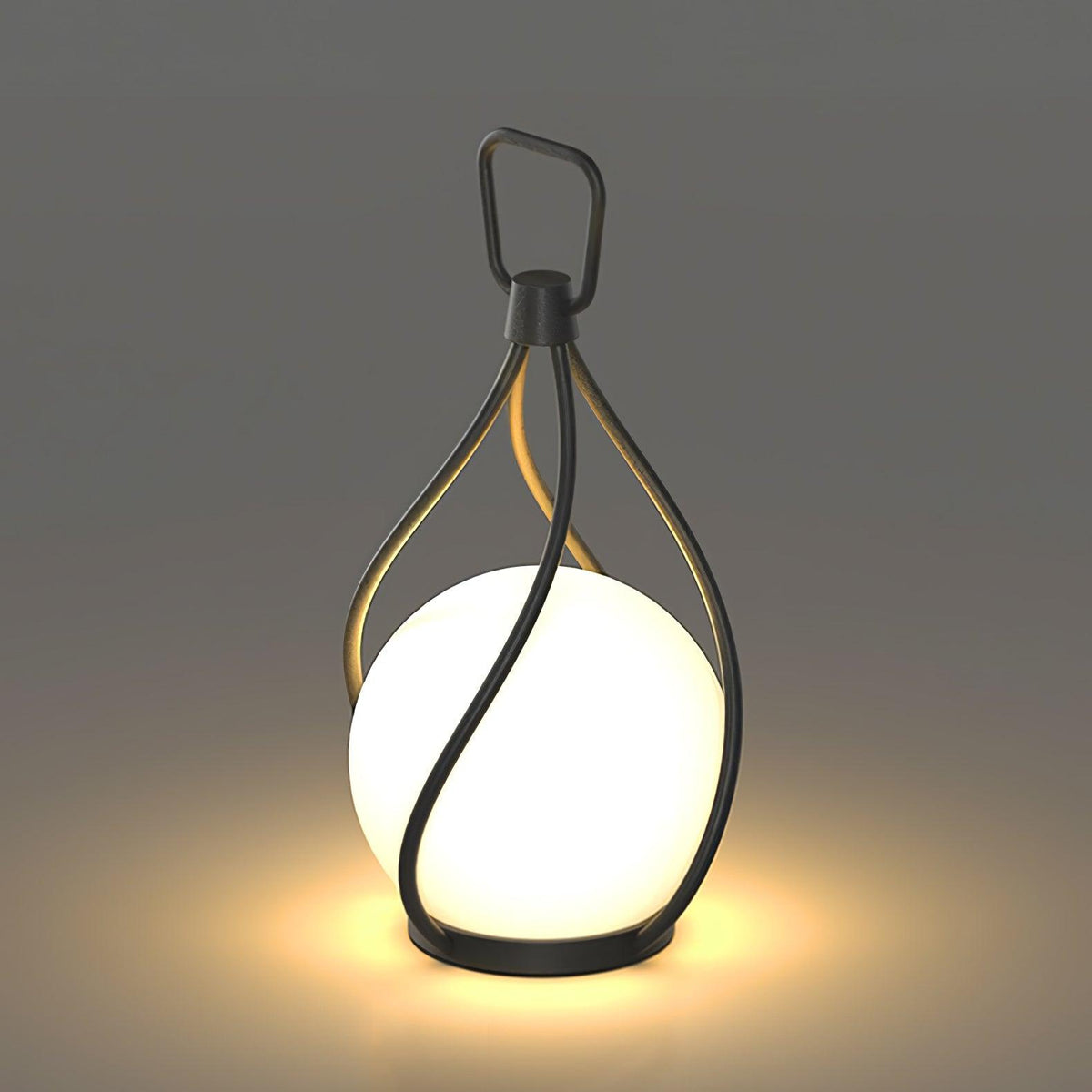 Eclisse Orb Lantern Rechargeable Table Lamp