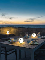 Eclisse Orb Lantern Rechargeable Table Lamp