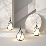 Eclisse Orb Lantern Rechargeable Table Lamp