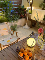 Eclisse Orb Lantern Rechargeable Table Lamp