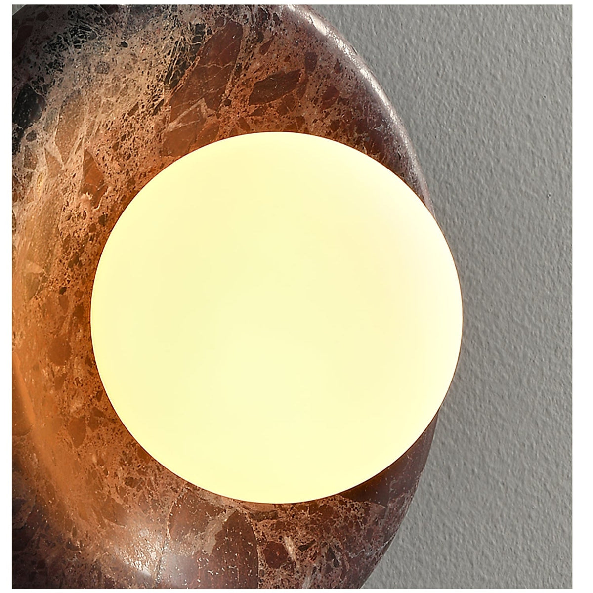 Eclora Wall Sconce in Natural Stone | Modern Designer Wall Light