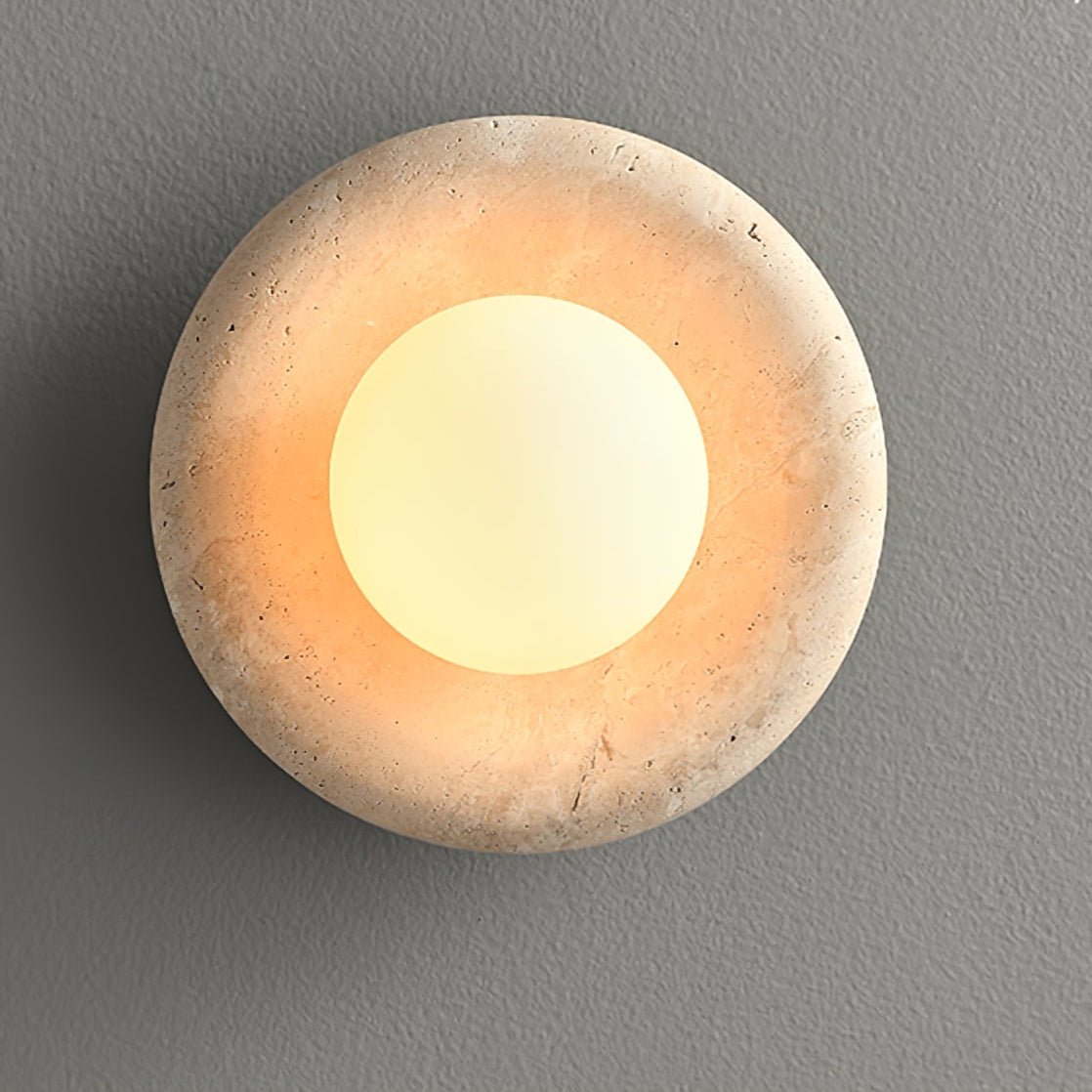 Eclora Wall Sconce in Natural Stone | Modern Designer Wall Light
