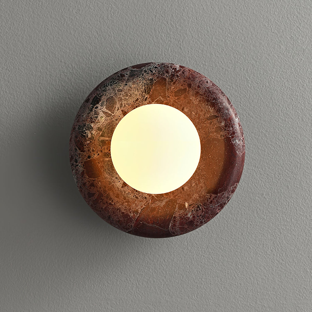 Eclora Wall Sconce in Natural Stone | Modern Designer Wall Light