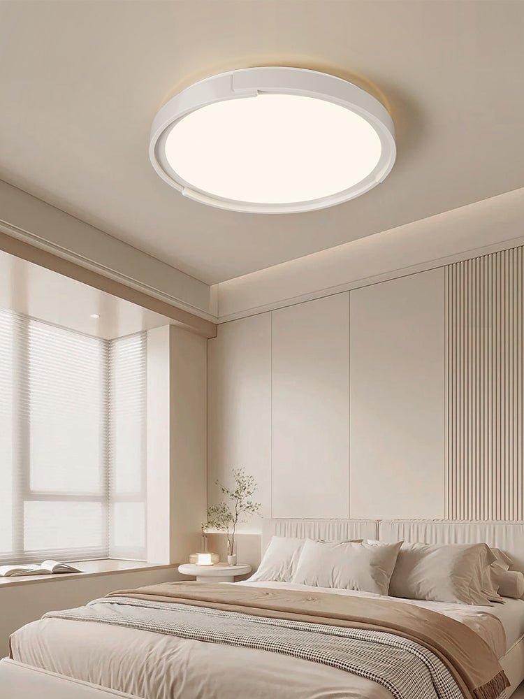 Edge Minimalist LED Ceiling Light – Modern Flush Mount for Living Room & Bedroom