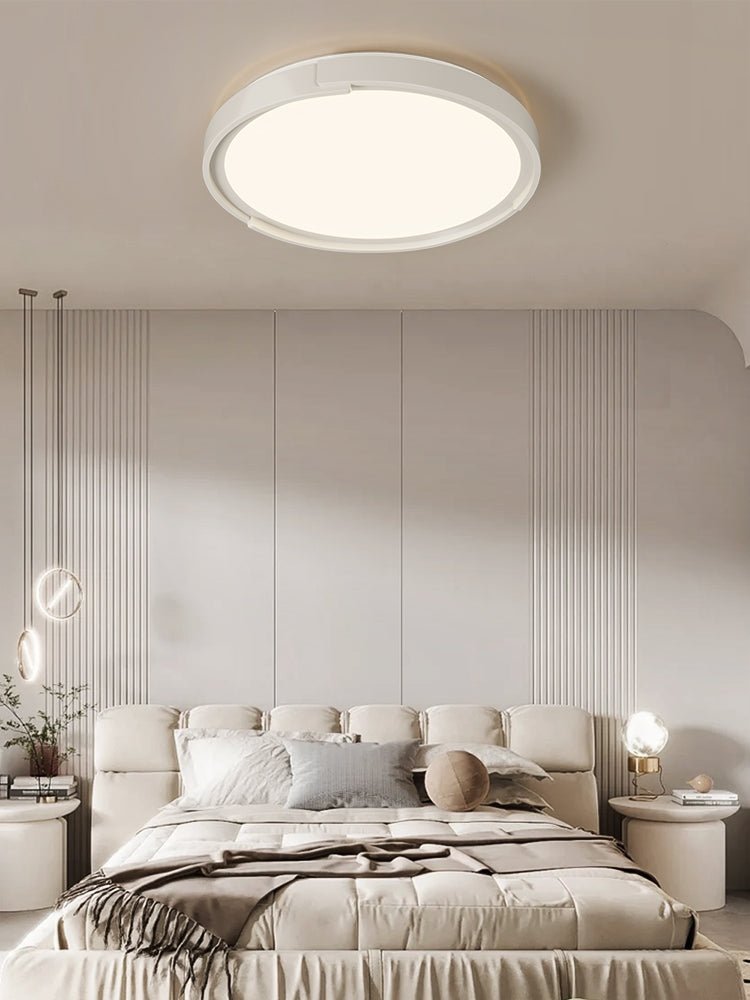 Edge Minimalist LED Ceiling Light – Modern Flush Mount for Living Room & Bedroom
