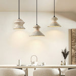 Eira Travertine Pendant Light – Sculptural Natural Stone Hanging Lamp