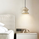 Eira Travertine Pendant Light – Sculptural Natural Stone Hanging Lamp
