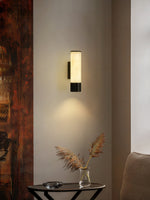 Elara Alabaster Wall Sconce with Integrated LED