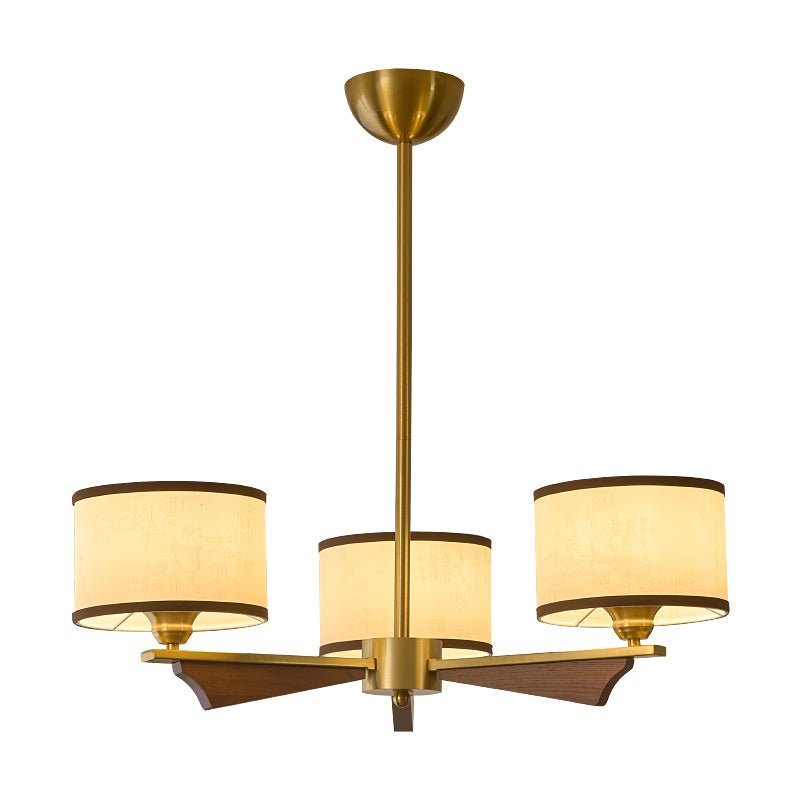 Elara Bloom Chandelier – Modern Brass & Glass Pendant Light
