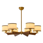 Elara Bloom Chandelier – Modern Brass & Glass Pendant Light