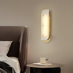 Elaris Alabaster Wall Sconce in Gold or Black Finish