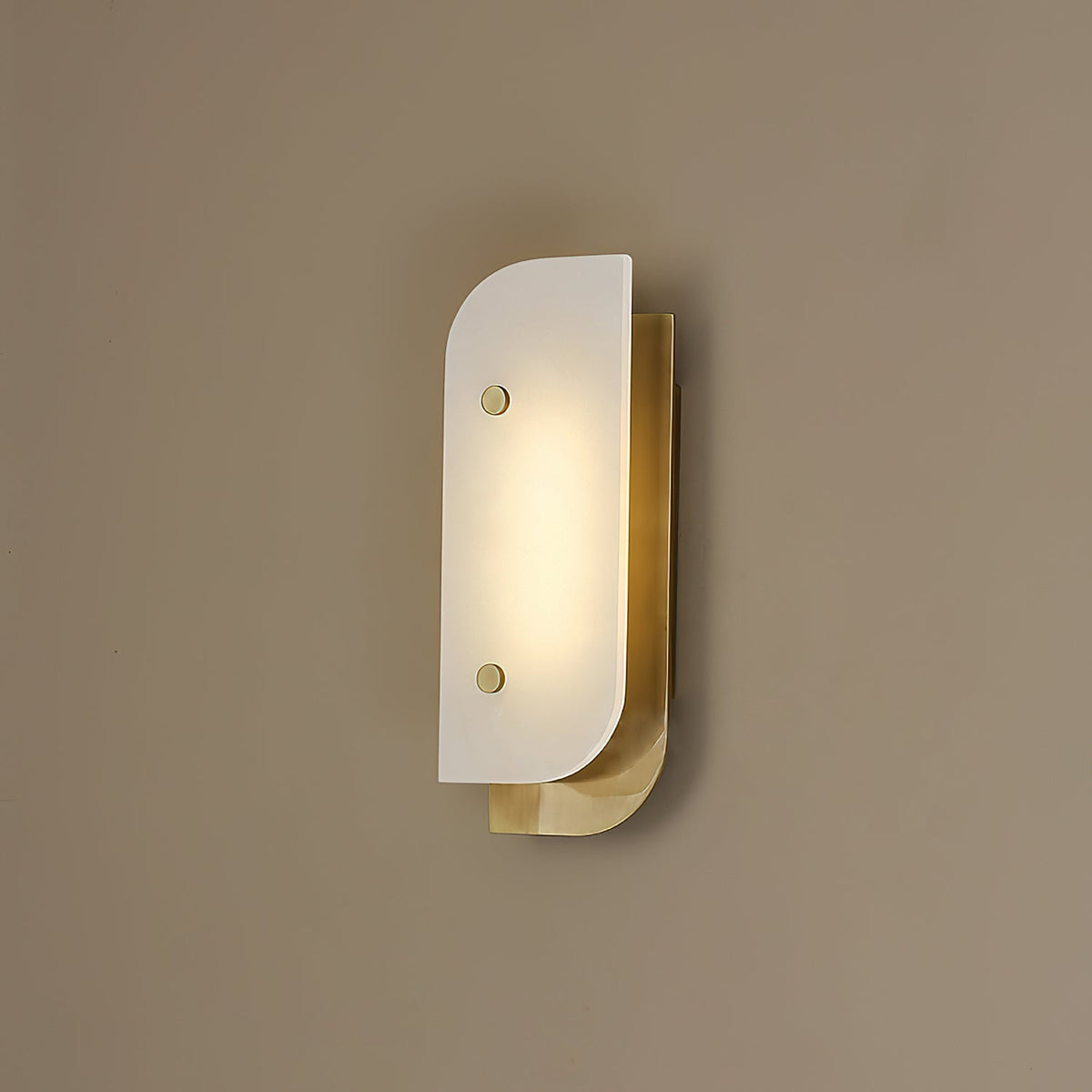 Elaris Alabaster Wall Sconce in Gold or Black Finish