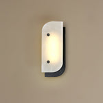 Elaris Alabaster Wall Sconce in Gold or Black Finish
