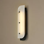 Elaris Alabaster Wall Sconce in Gold or Black Finish
