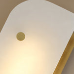 Elaris Alabaster Wall Sconce in Gold or Black Finish