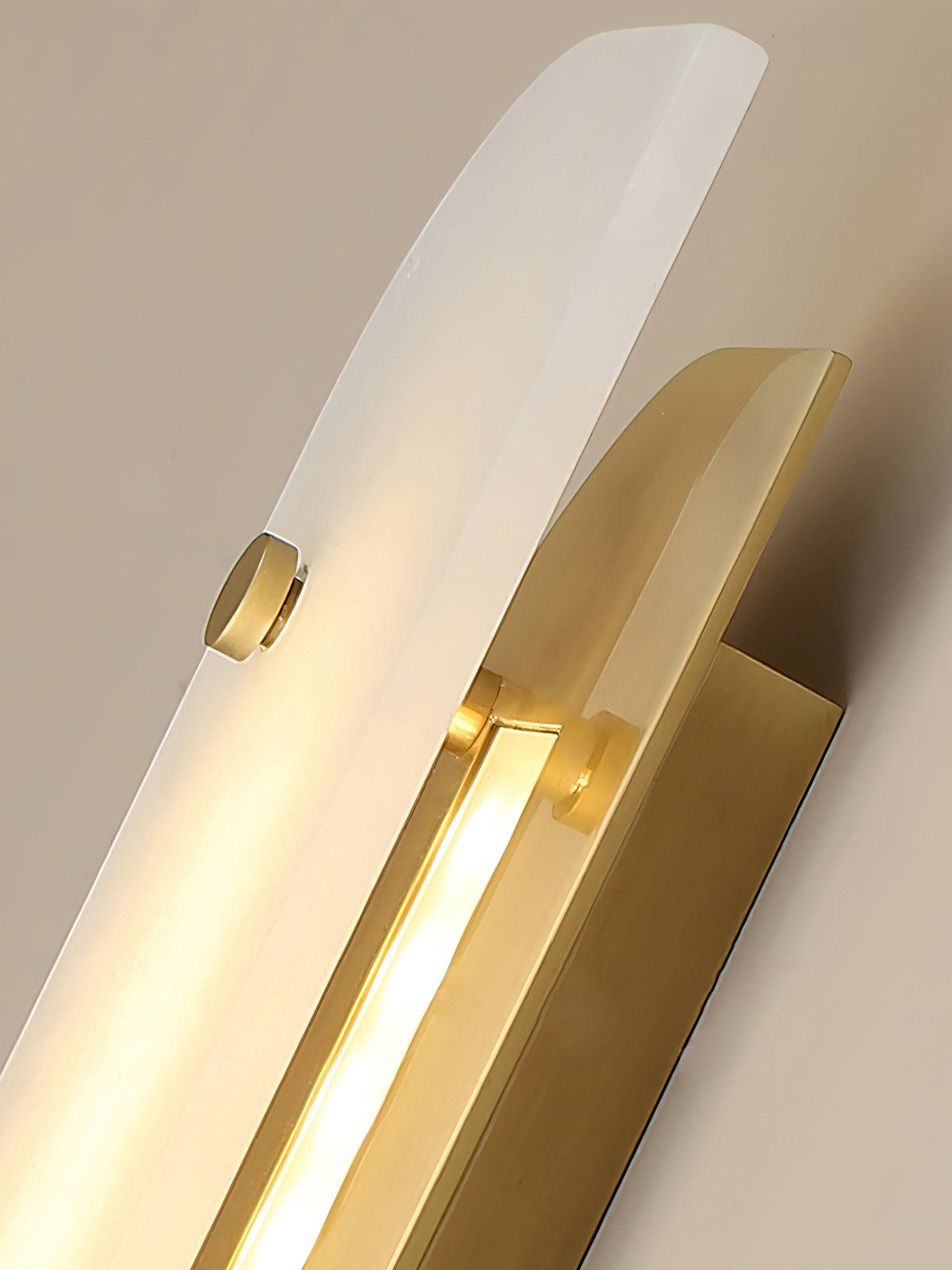 Elaris Alabaster Wall Sconce in Gold or Black Finish