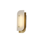 Elaris Alabaster Wall Sconce in Gold or Black Finish