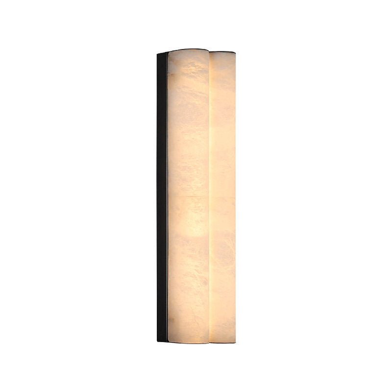 Elaris Alabaster Column Wall Sconce — Modern LED Wall Light