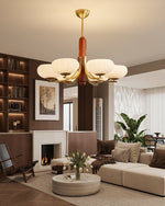Eldric Modern Glass Chandelier for Dining Room and Living Room