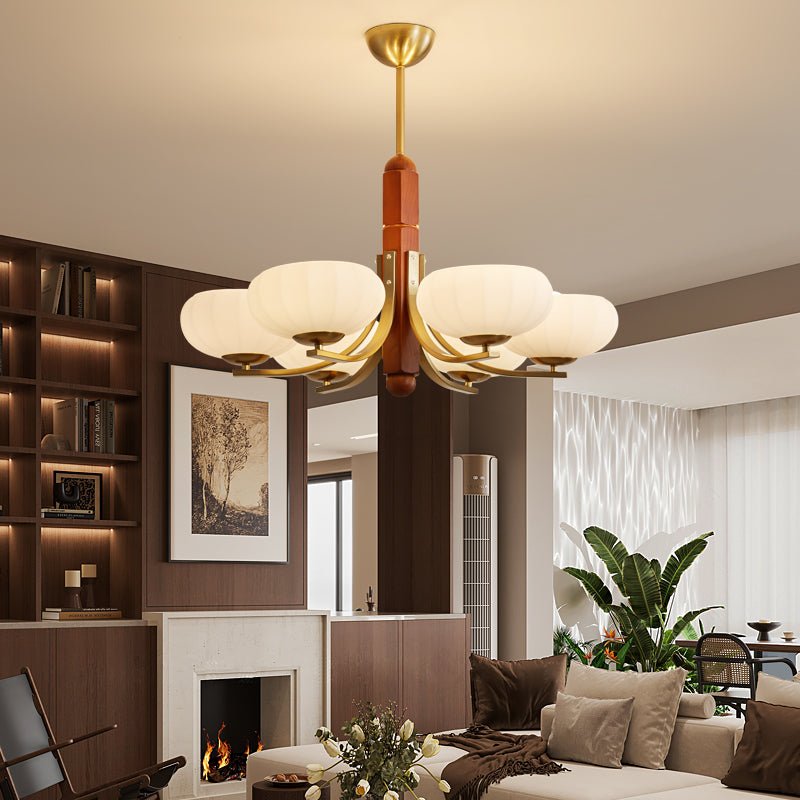Eldric Modern Glass Chandelier for Dining Room and Living Room