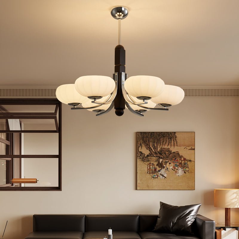 Eldric Modern Glass Chandelier for Dining Room and Living Room