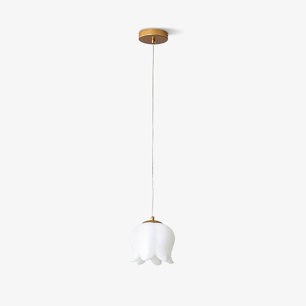 Floral Petal Pendant Light – Modern Gold Designer Hanging Lamp for Dining Room & Bedroom