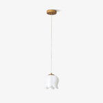 Floral Petal Pendant Light – Modern Gold Designer Hanging Lamp for Dining Room & Bedroom