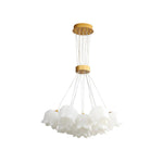 Floral Petal Pendant Light – Modern Gold Designer Hanging Lamp for Dining Room & Bedroom