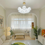 Floral Petal Pendant Light – Modern Gold Designer Hanging Lamp for Dining Room & Bedroom