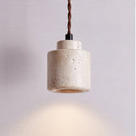 Elemental Travertine Mini Pendant Light in Natural Stone