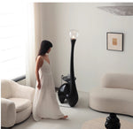 Elero Sculptural Floor Lamp – Modern Art Deco Lighting for Living Spaces