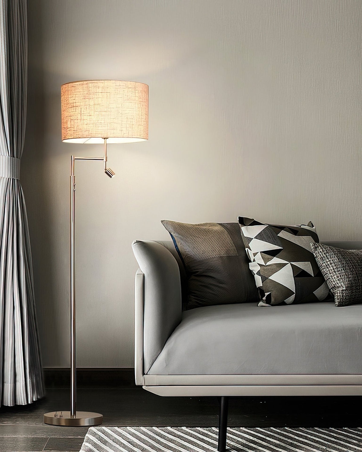 Elgin Fabric Floor Lamp