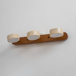 Travertine Duo Wall Sconce — Natural Stone LED Wall Light