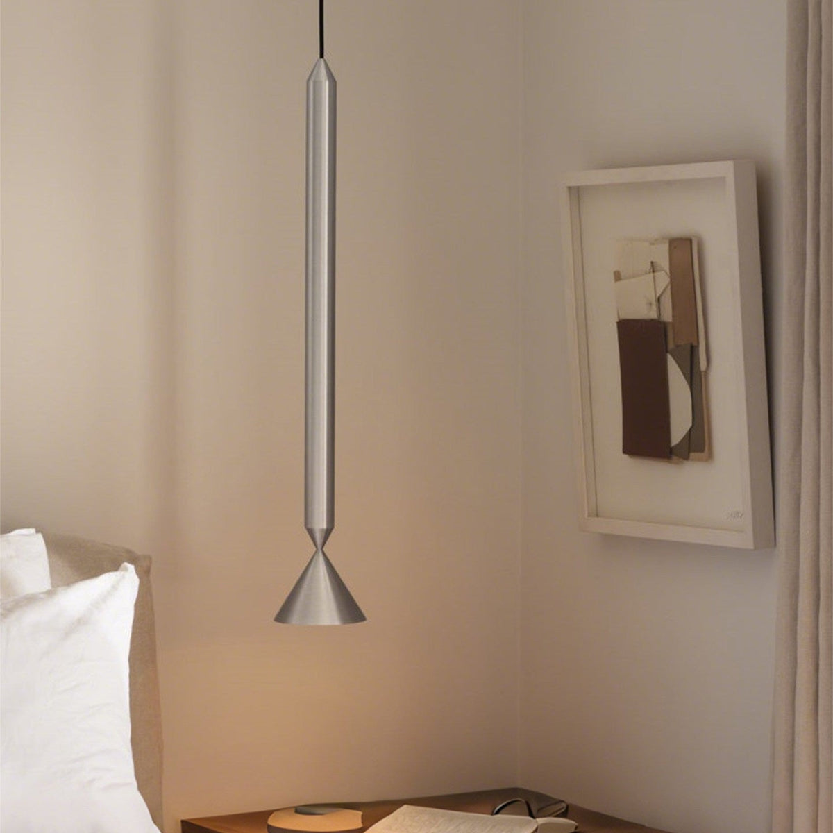 Elio Pencil Pendant Light – Modern Minimalist LED Ceiling Lamp