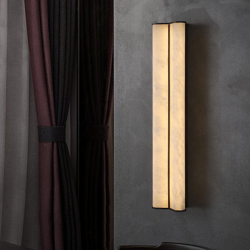 Elion Twin Alabaster Wall Sconce — Modern LED Wall Light