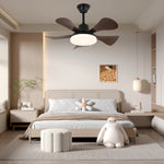 Eliza Contemporary Ceiling Fan Light with Integrated LED and Remote