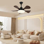 Eliza Contemporary Ceiling Fan Light with Integrated LED and Remote