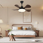 Eliza Contemporary Ceiling Fan Light with Integrated LED and Remote