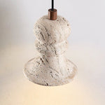 Ellian Travertine Pendant Light – Sculptural Modern Hanging Lamp for Dining & Kitchen