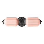 Elliot Brass and Glass Wall Sconce for Modern Interiors