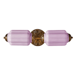 Elliot Brass and Glass Wall Sconce for Modern Interiors