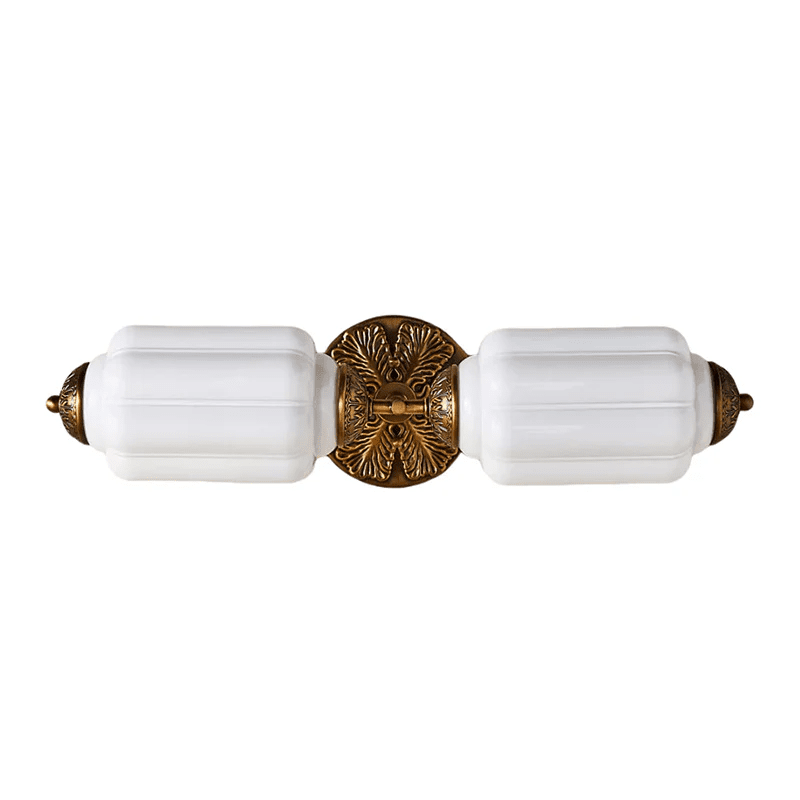 Elliot Brass and Glass Wall Sconce for Modern Interiors