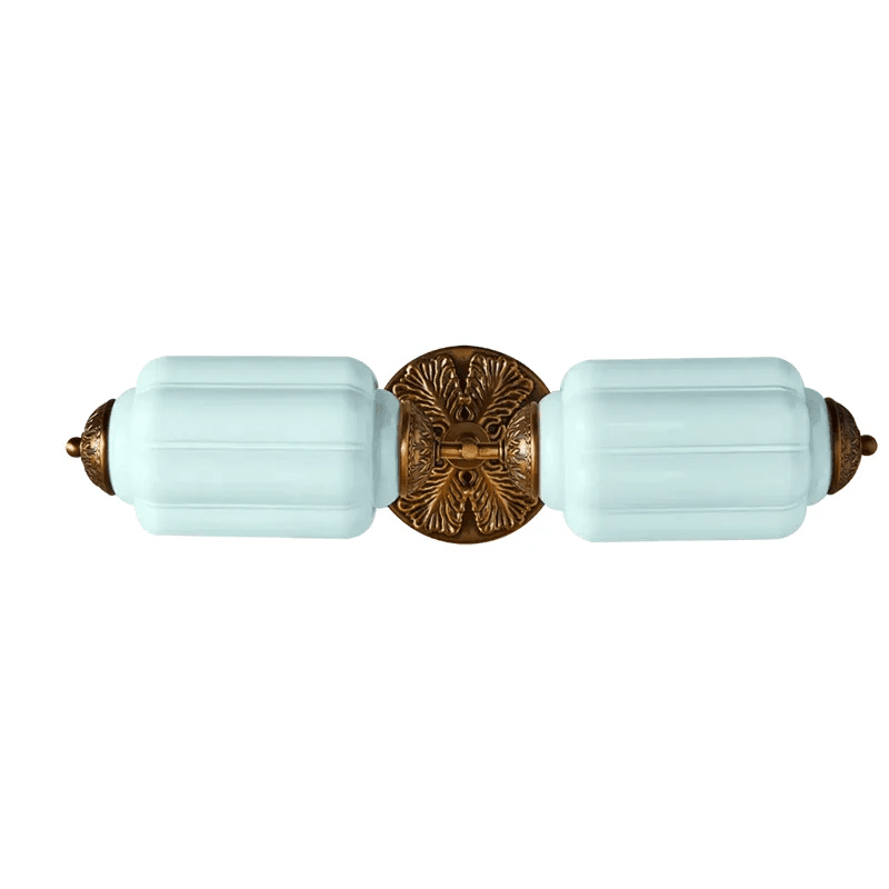 Elliot Brass and Glass Wall Sconce for Modern Interiors