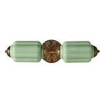 Elliot Brass and Glass Wall Sconce for Modern Interiors